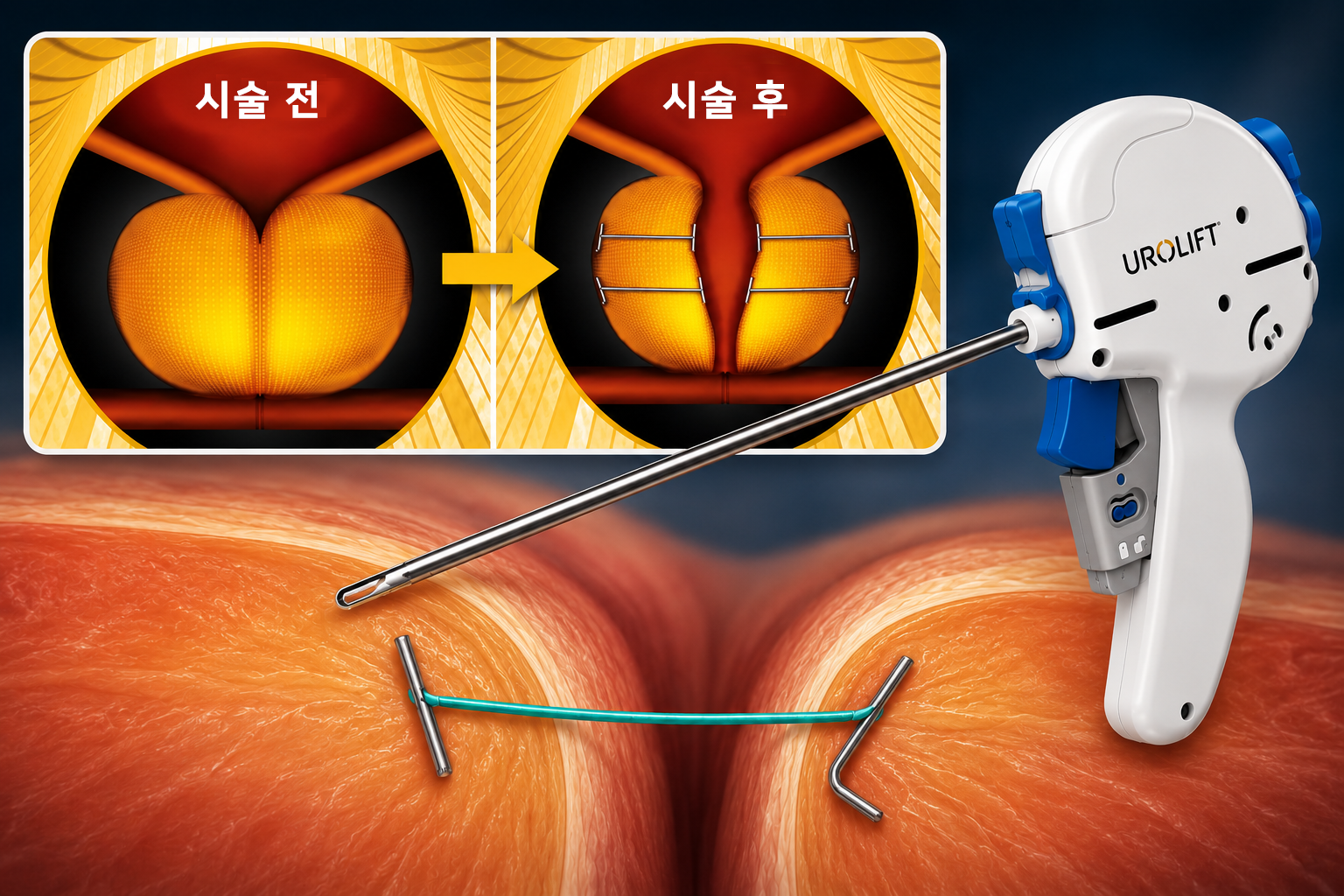 전립선결찰술 UroLift 시술
