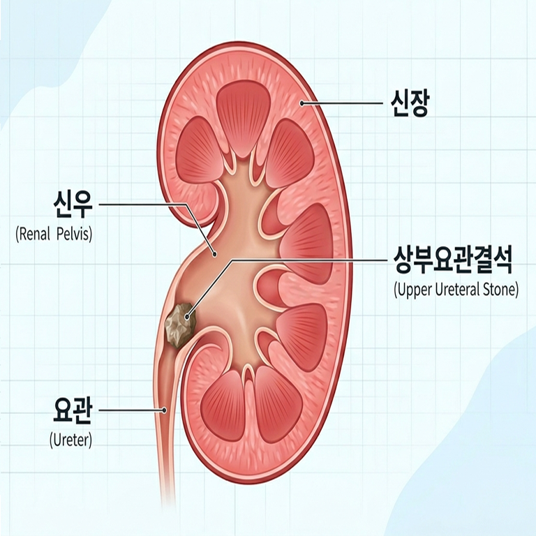 상부 요관 결석