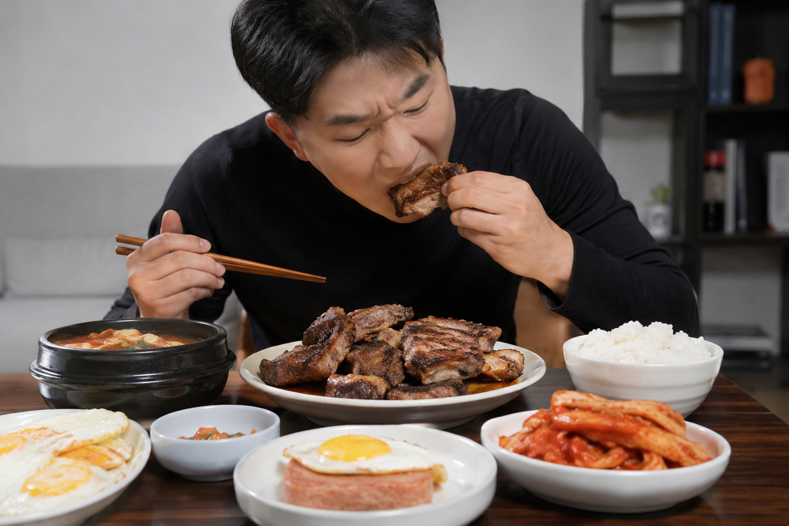고단백 고염식